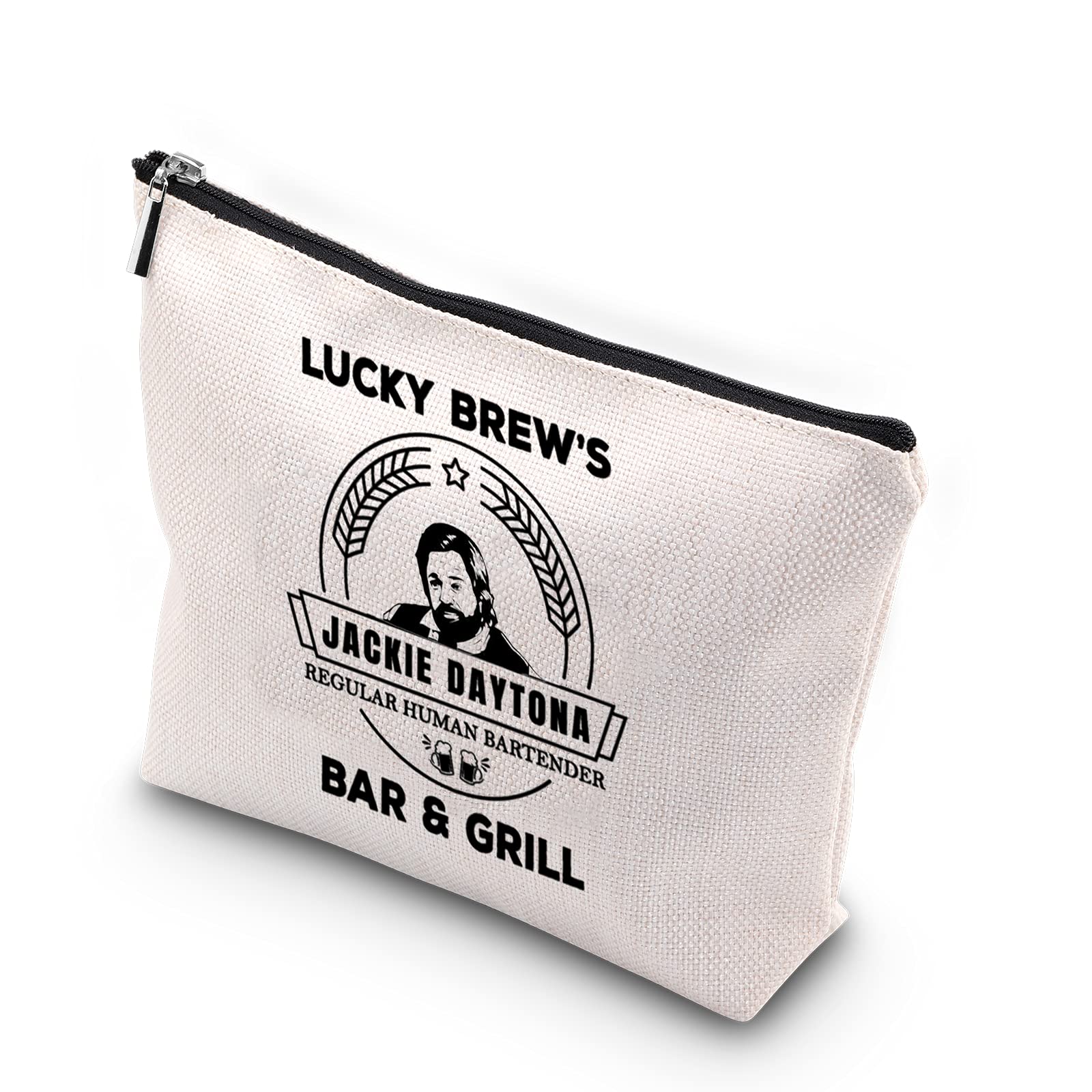 Generic WCGXKO Lucky Brew's Jackie Daytona Regular Human Bartender We Do in Shadow Novelty Zipper Pouch Makeup Bag for Fans (Lucky Brew)