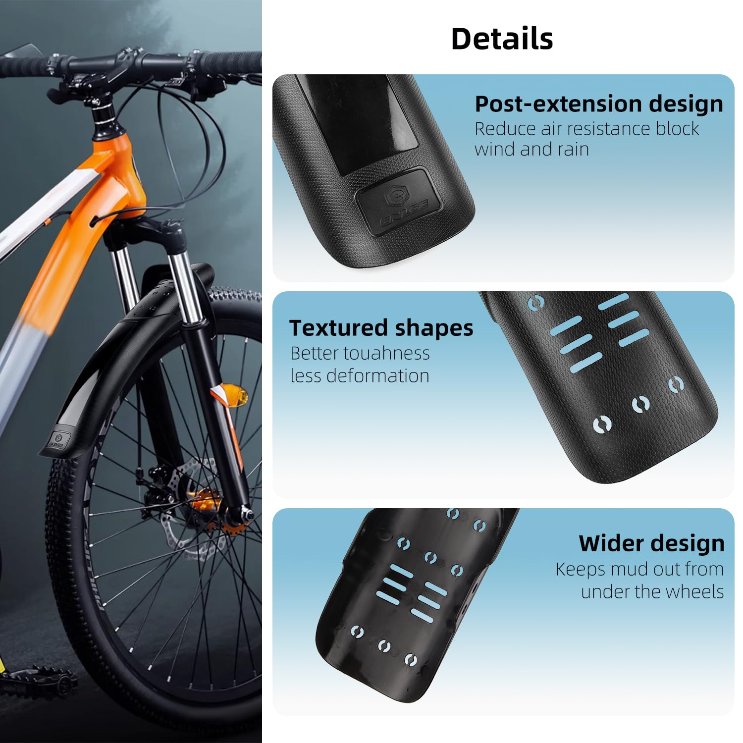 Geila Bike Mudguards - Image 4