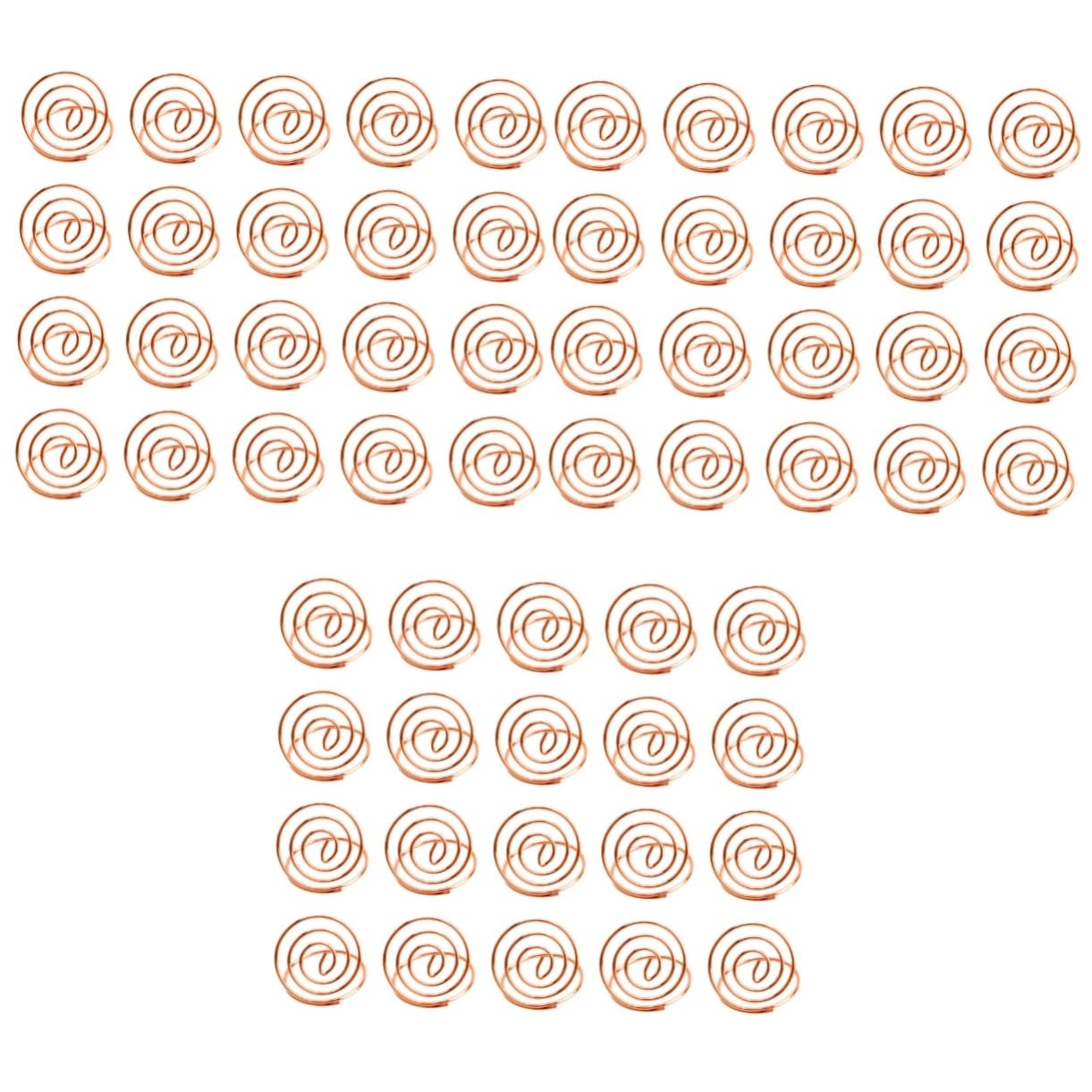 PRETYZOOM 60 Stk Namensträger für den Hochzeitstisch Tischbild steht Ringe tischdeckenklammern Clips in Herzform Fotohalter Lebensmittel Halterung Speisekarte Tischgesellschaft Tisch Nummer