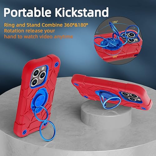 Miniatura 6 de Compatible with iPhone 15 Pro max case with2×Screen Protectors Duty 3-Layer Rugged Pocket-Friendly Military Grade ShockproofDrop ProofHeavy Duty