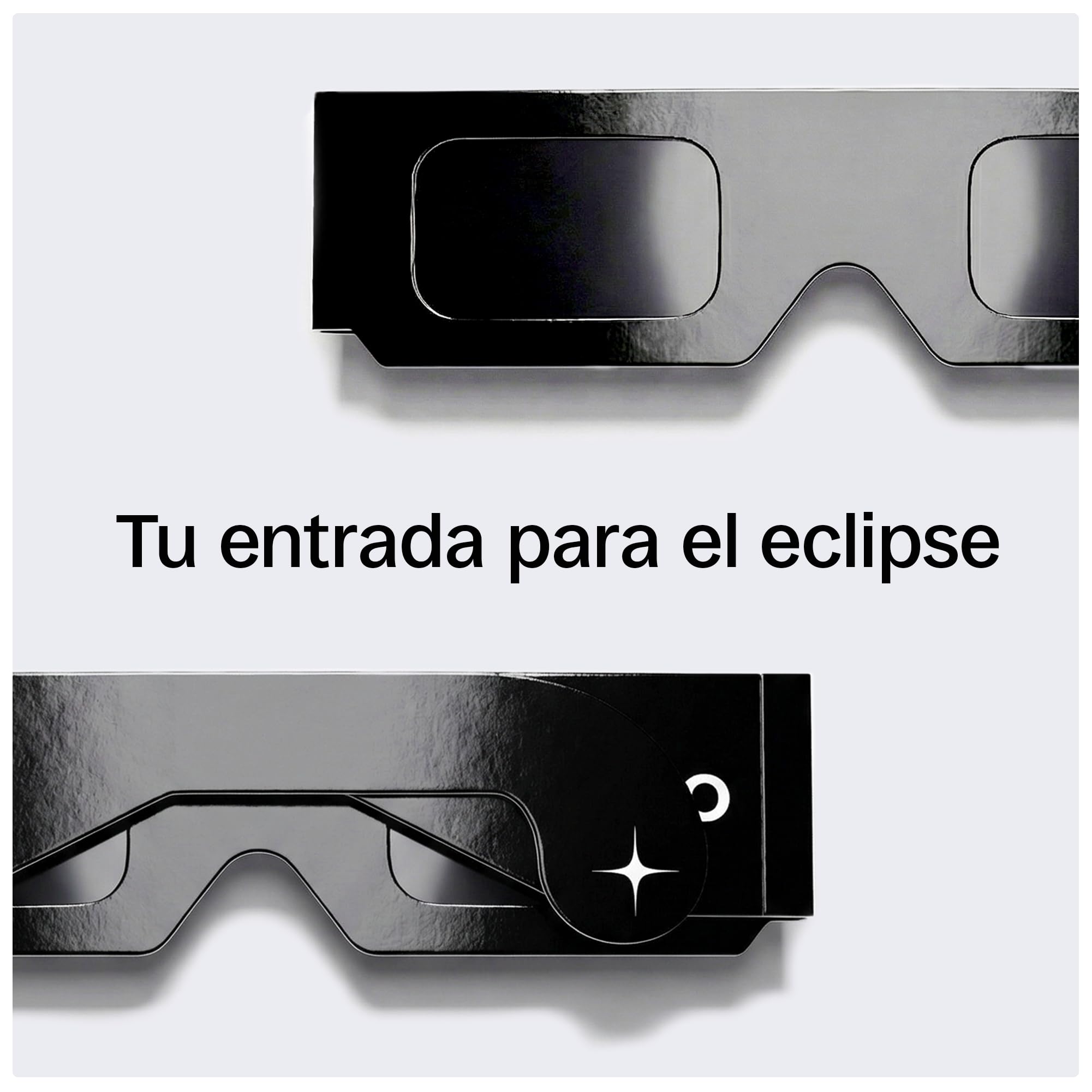 ORRO Gafas para eclipse solar Classic 37 mm Pack de 12, Negro, Protección ocular certificada, Probadas según EN ISO 12312-2:2015, Marcado CE para observación solar directa segura