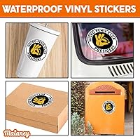 Vista 2 de MAIANEY Micro Penis Club President - Calcomanías divertidas para laptop, botella, ventana, automóvil, 3 x 4 pulgadas