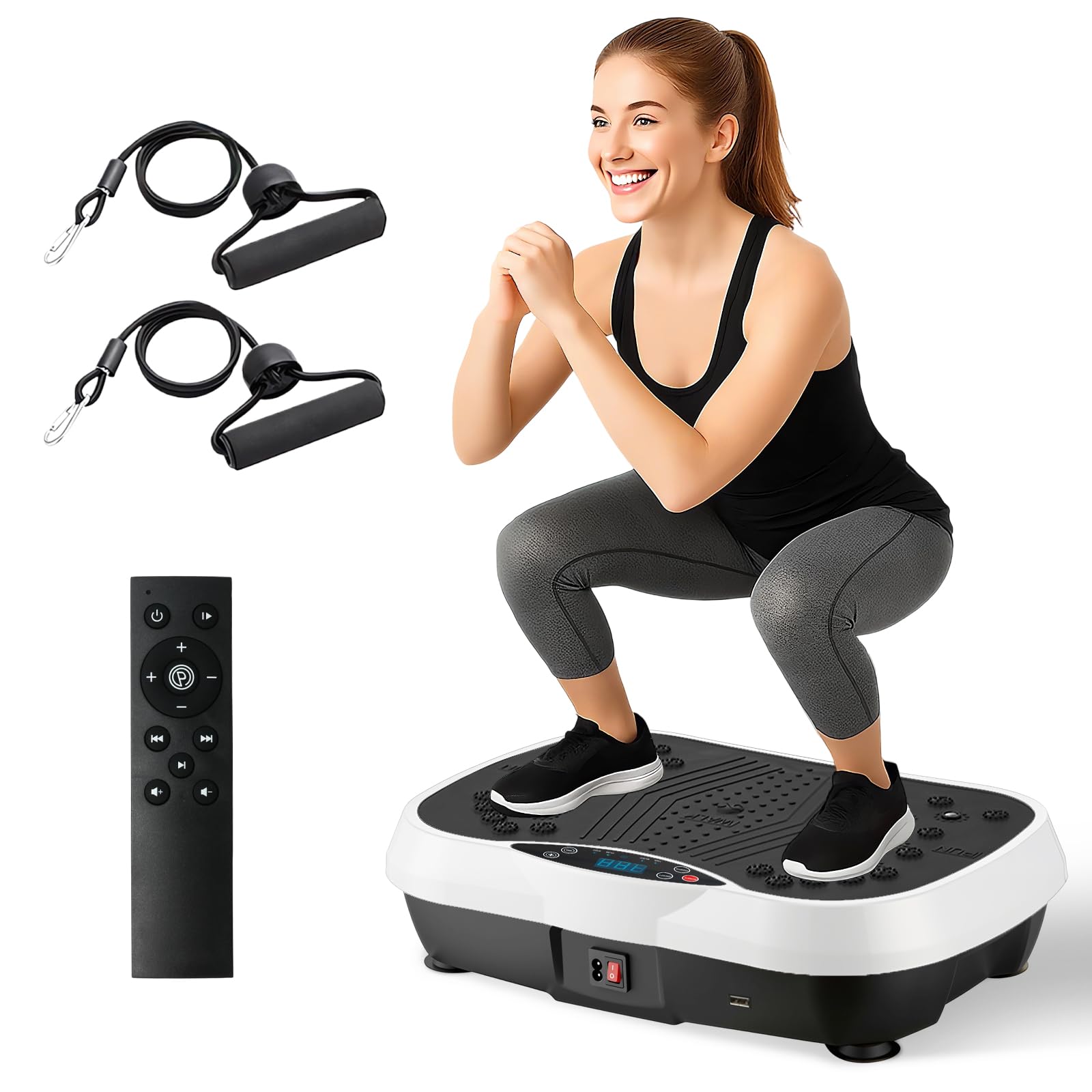 Vibration Plate 2026, 10 Modes 200 Speeds Vibration Plate Exercise Machine — image 1