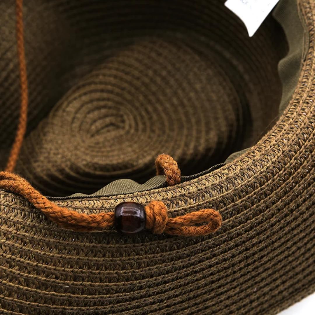 Sonnenhut Strohhut Hut Cowboyhut Männer Femme Stroh Sonnenhut Outdoor Jazz Beach Sonnenhut