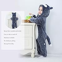 Vista 5 de TONWHAR Disfraz unisex de Halloween de animales para bebé y niño pequeño para otoño e invierno
