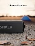 Anker Soundcore 2 Haut-parleur Bluetooth portable avec 12W Son stéréo, Bluetooth 5, L'abruti, IPX7 Imperméable, 24-Hour Temps de jeu, Interrelation stéréo sans fil, Haut-parleur pour la maison, Extérieur, Voyage