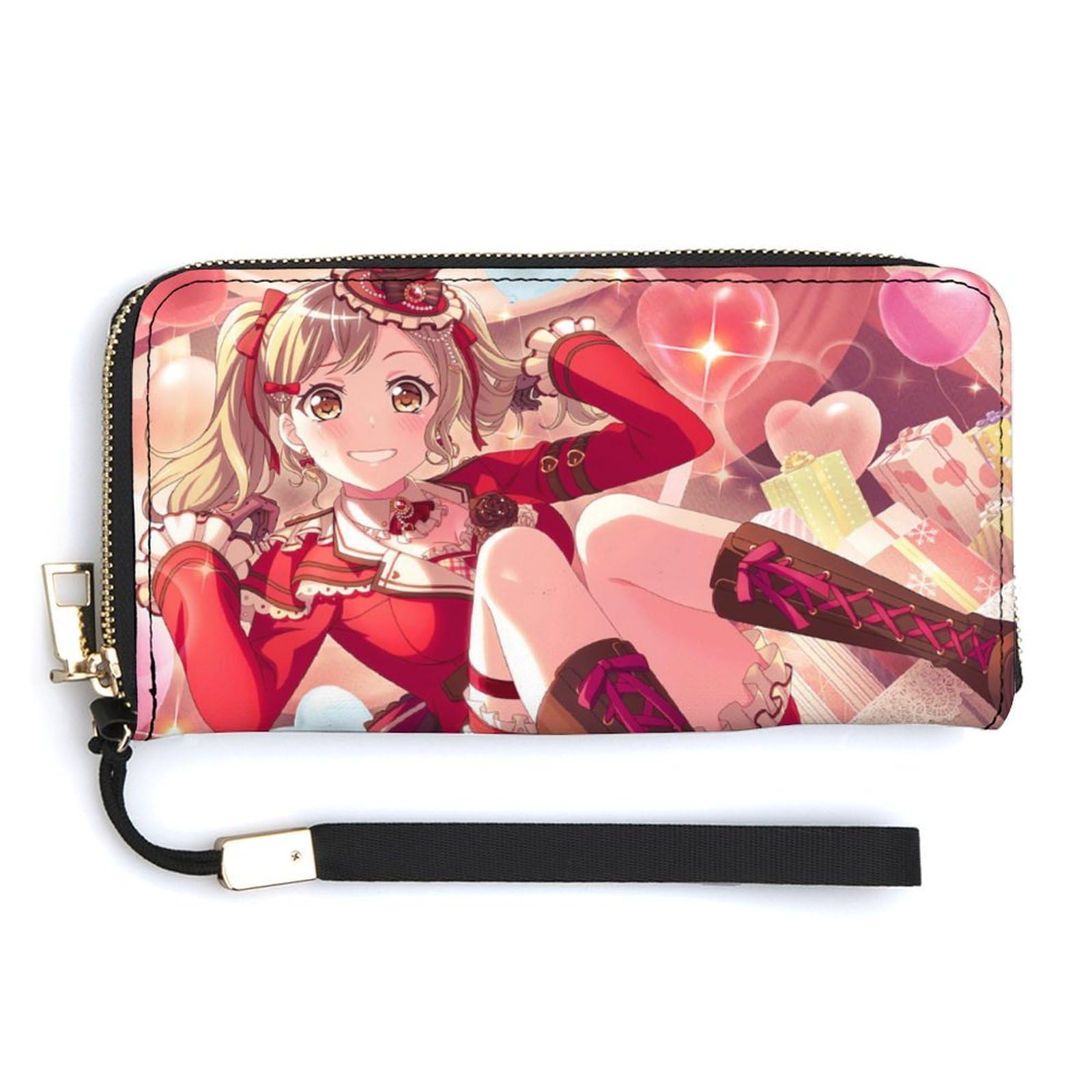 Amazon.co.jp: バンドリ 市ヶ谷有咲 財布 メンズ 長財布 財布 薄型 