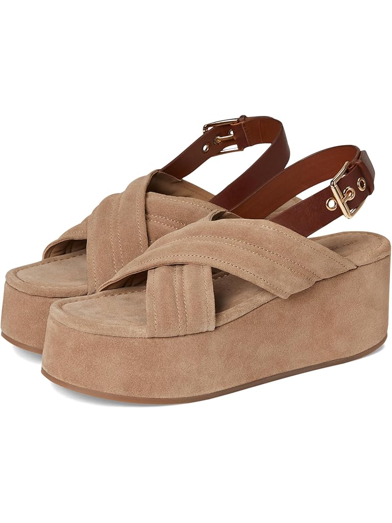 Taupe Free People Beach Party Platform