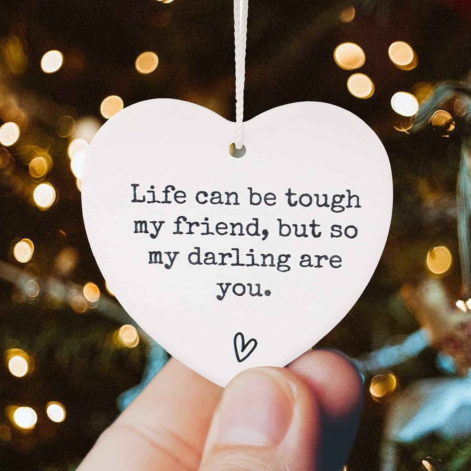 Buy Luckybunny Ceramic Ornament Life Can Be Tough My Friend Encourage Gift Sympathy Gift For Tough Times Friends Apart Family Apart Missing You Online At Lowest Price In Indonesia B091clt723
