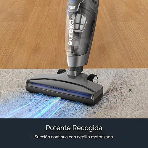 Miniatura 2 de Eureka Aspiradora con cable para pelo de mascotas en el hogar, aspiradora ligera con potente succión para alfombras y suelos duros, azul, aspiradora
