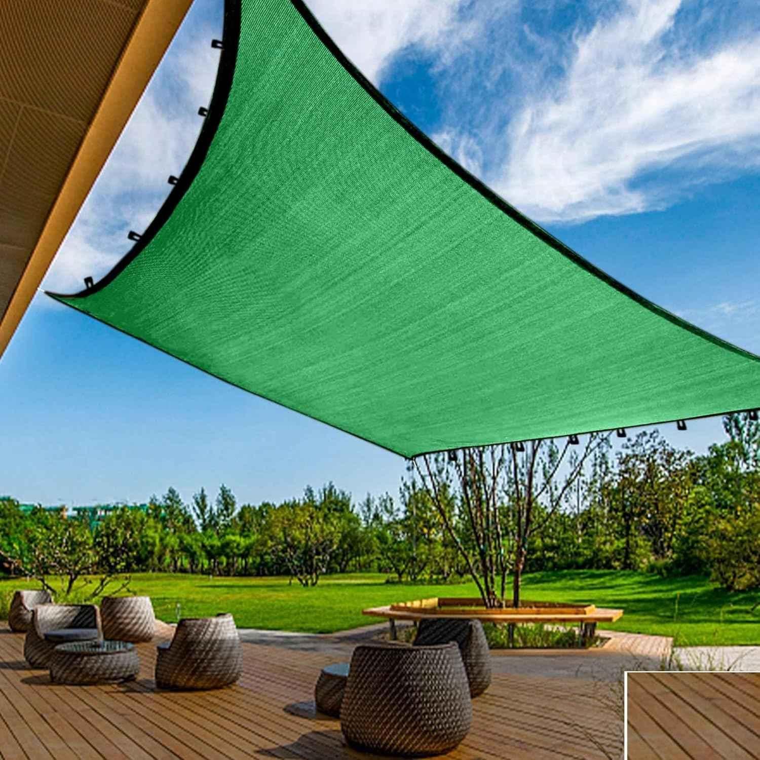 Green Shade Net 75% for Garden, Greenhouse, and Outdoor Use Size 10FT * 10FT-picture-18