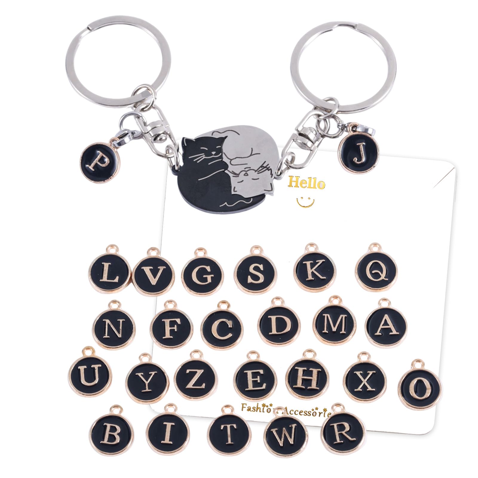 Porte-clés Mignon De Léon Pour Couple, Cadeau Assressentipour Sa Petite Amie, Son Petit Ami, Son Amoureux Des Chats, Son Mari, Sa Femme