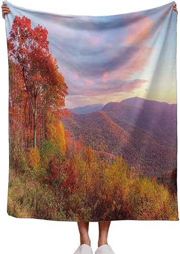 Soft Blankets and Throws Mountain Creative Cobijas para El Frio Decorative 60inch X 80inch