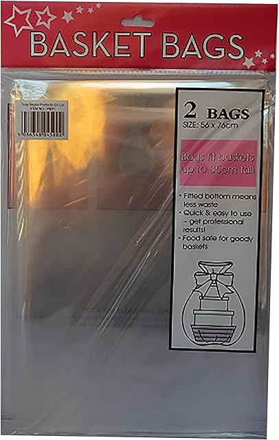 Hamper Wrap Cellophane Basket Gift Wrap Large Basket Bag by Tullip
