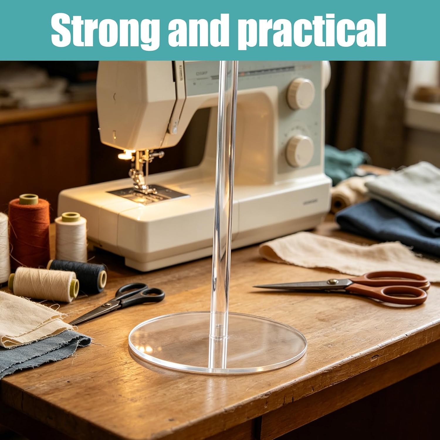 Acrylic Ribbon Storage Rack 4pcs for Wrapping Display image 3