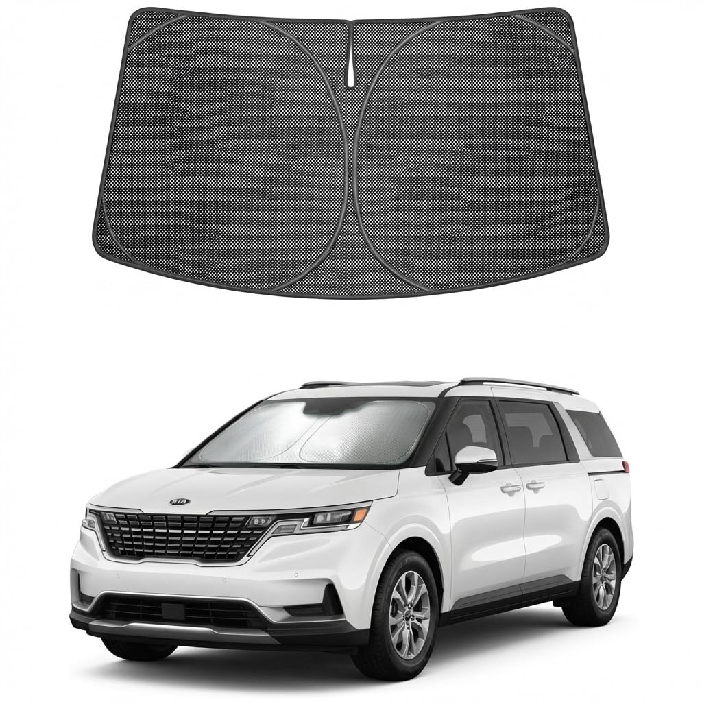 Proadsy Custom Fit 2022-2026 Kia Carnival Windshield Sun Shade, Blocks Heat