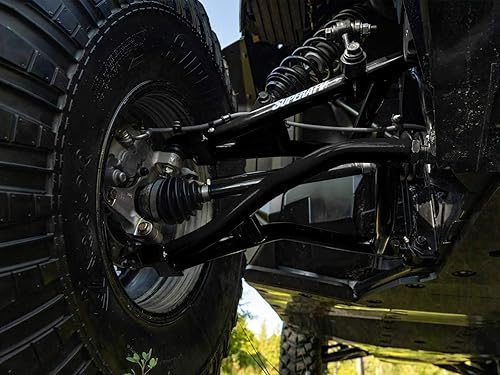 Miniatura 4 de SuperATV Alta holgura 1.5 "brazos A de desplazamiento delantero para Can-Am Maverick Sport (2019+) - Negro