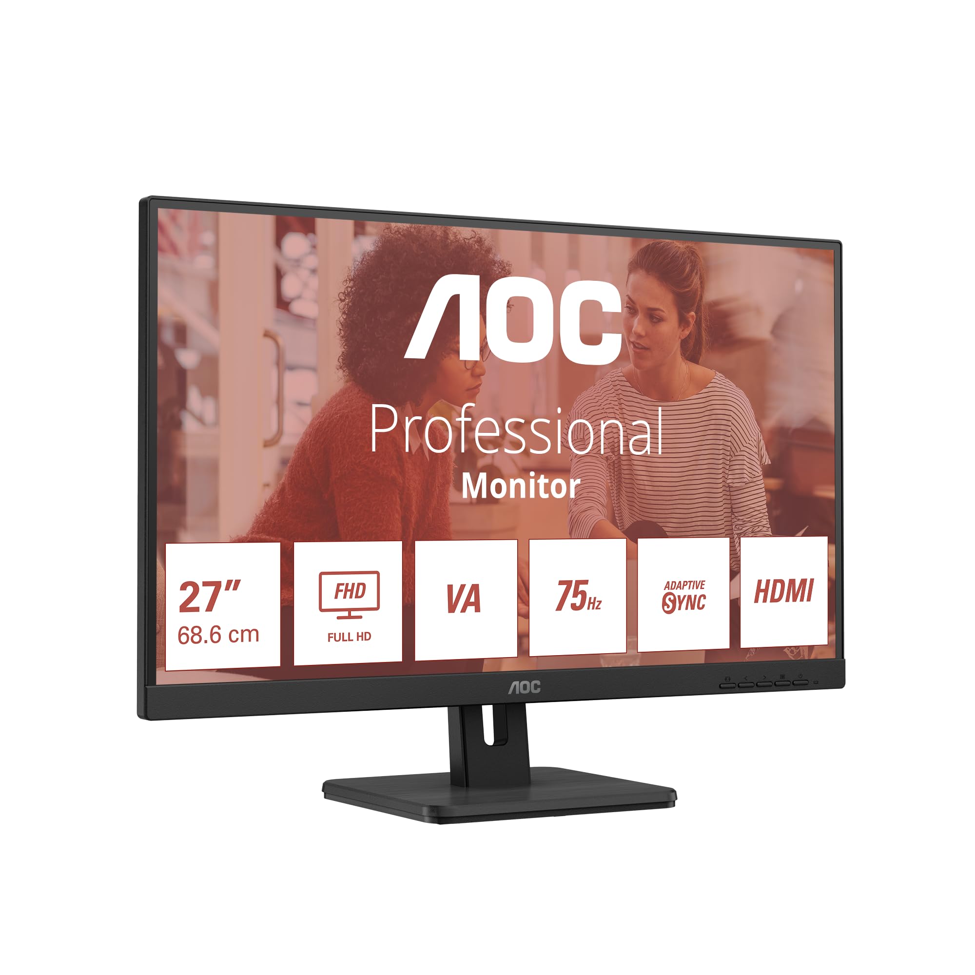 Aoc Led-Display 27E3um/Bk - 68.6 Cm (27") - 1920 X 1080 Full Hd