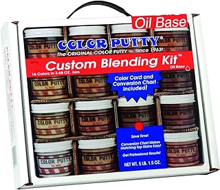 Color Putty Company 9716 09716 Putty Blend Kit 16 Colors 3.68 Ounce Jars, 3.68-Ounce, Assorted, 58 Ounce