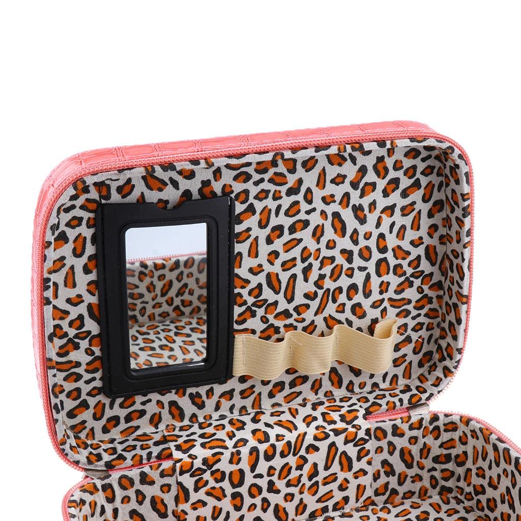 Reise-Kosmetiktasche, Make-up-Koffer, Kulturbeutel, Organizer, Aufbewahrungstasche, Schwarz, 3er-Set (Rosa), Siehe Produktbeschreibung, Als Beschreibung