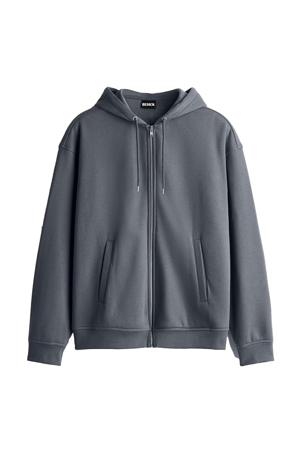 Besick Plain Winter Wear Cotton Oversized Baggy Drop Shoulder Hooded Neck Zip Up Zipper for Men and Women Besick Plain Winter Wear Cotton Oversized Baggy Drop Shoulder Hooded Neck Zip Up Zipper for Men and Women