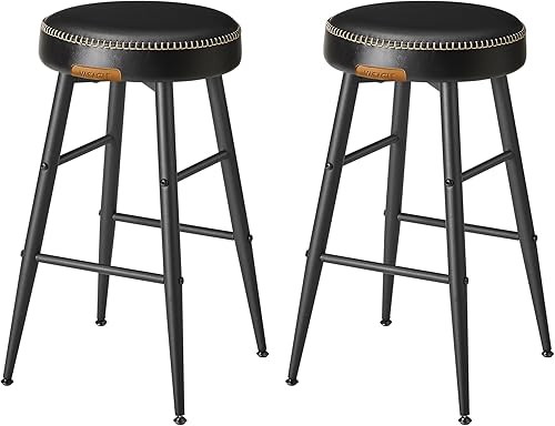 Miniatura 13 de VASAGLE EKHO Collection - Juego de 2 taburetes de bar, taburetes de bar de altura de barra, taburetes de encimera de cocina, taburetes de mostrador