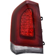 TYC Left Tail Light Assembly Compatible with 2015-2018 Chrysler 300