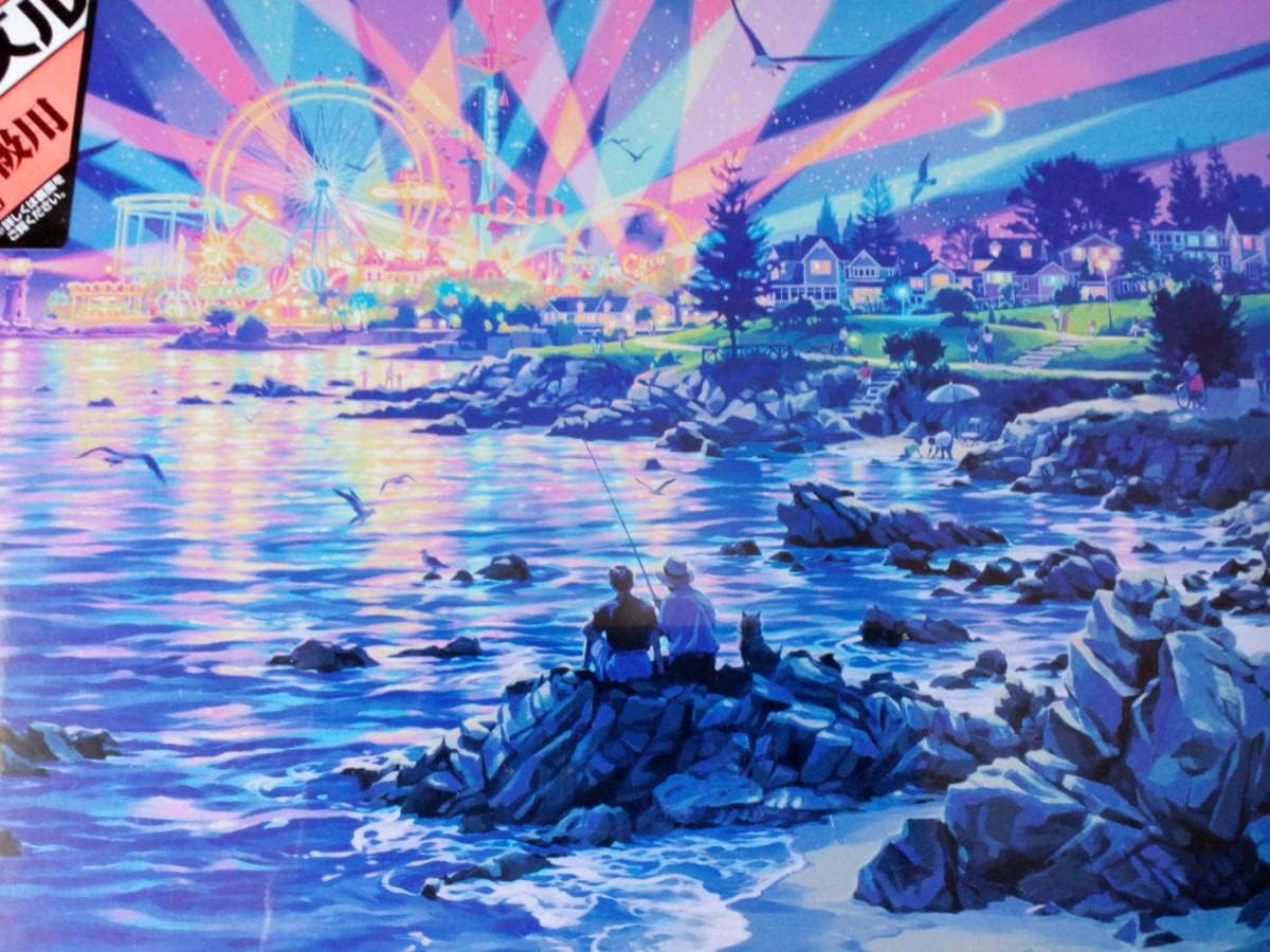 笹倉鉄平「ローテンブルクの雨」シルクスクリーン :: 絵画買取・販売