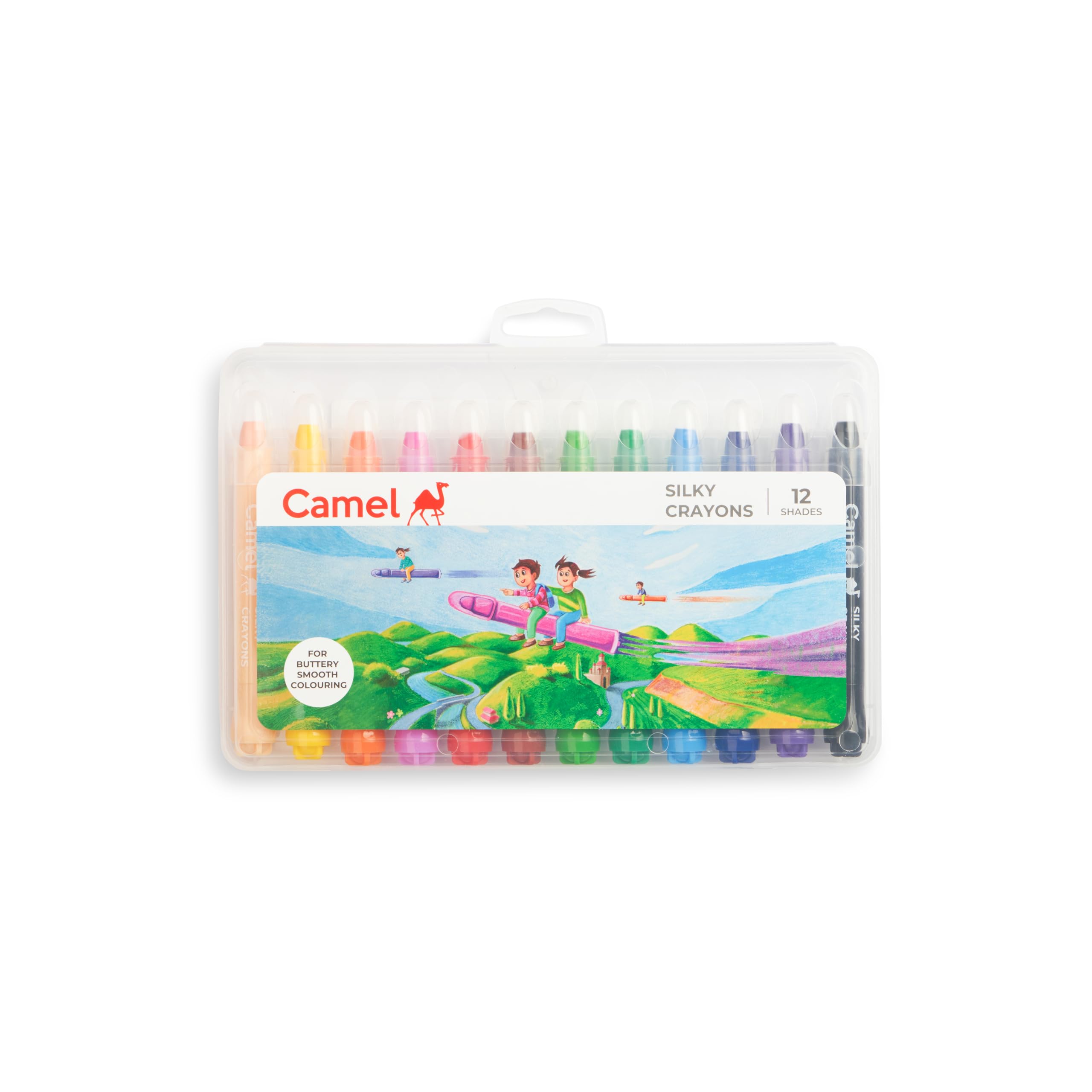 Camel Silky Crayons 12 Shades