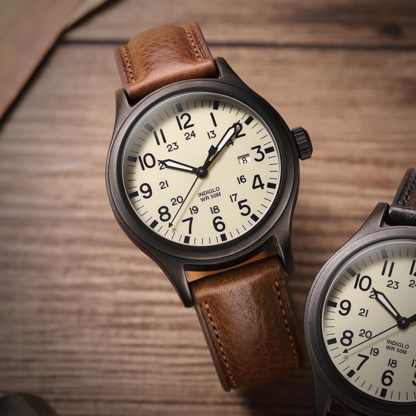 Getalia Italian leather Watch Band Tuscany Natural Vegetable-Tanned Full Grain Genuine Leather,18mm 19mm 20mm 21mm 22mm Quick Release Replacement Watch Straps for Men and Women Thick and Soft