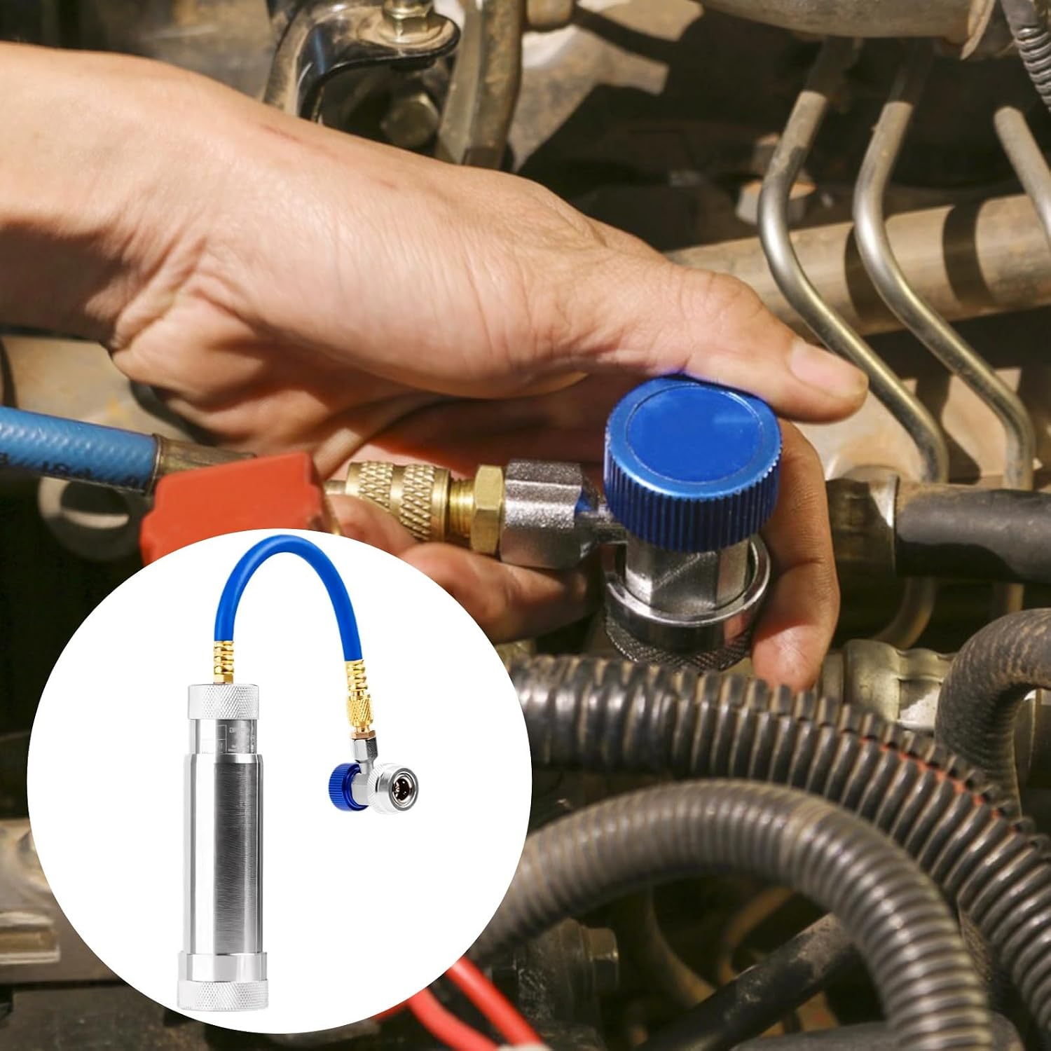 Generic 11.7 in Oil Injector for A/C, R134A/R1234Yf Refrigerant Systems
