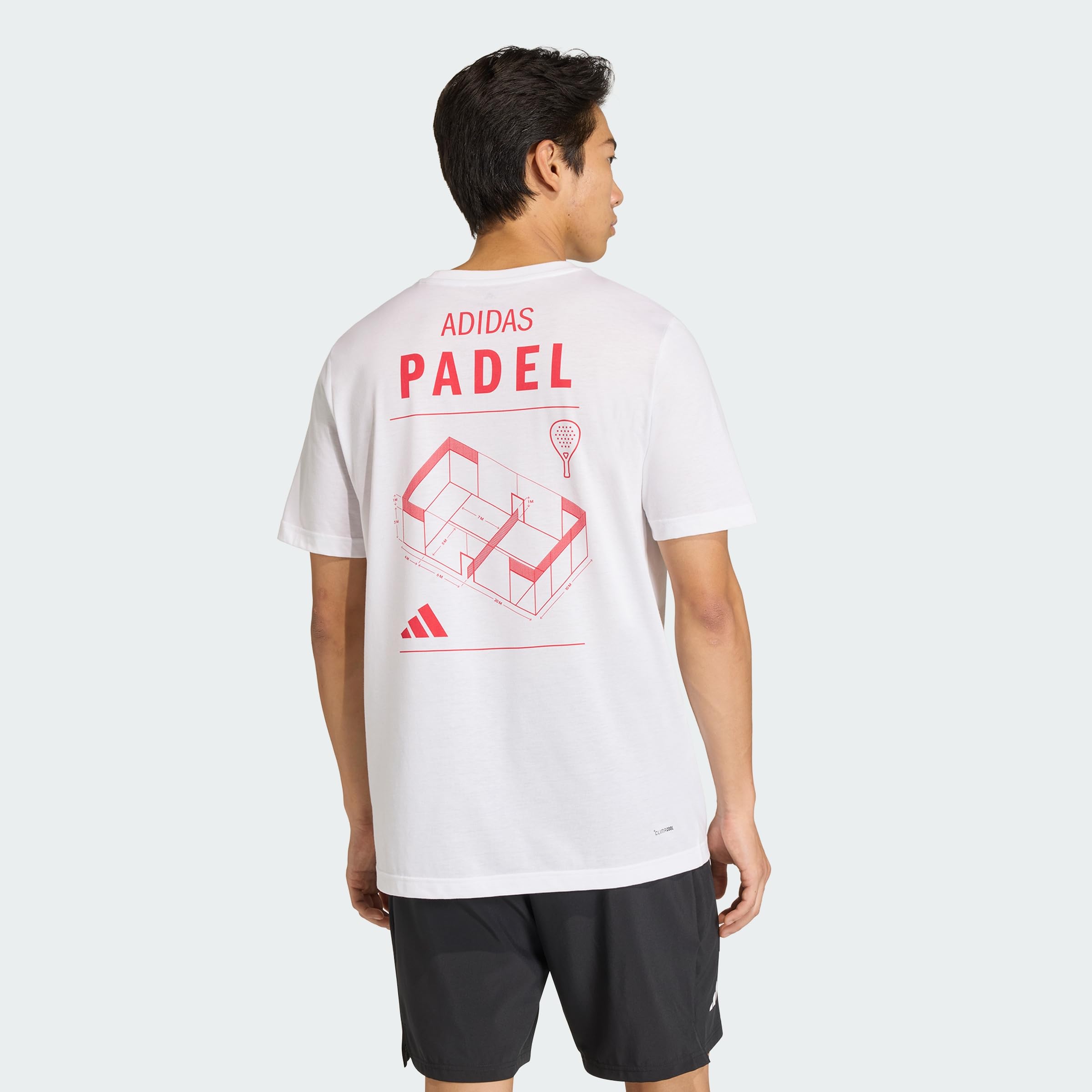 adidas Padel Category Graphic Short Sleeve T-Shirt S