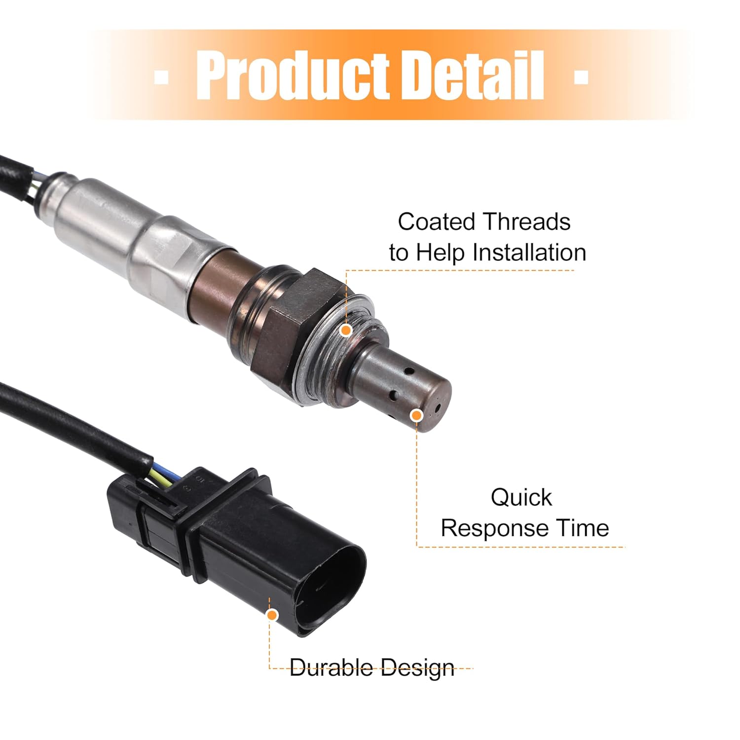 uxcell Car Front Upstream Oxygen Sensor O2 Oxygen Sensor for Hyundai Elantra 2009 2010