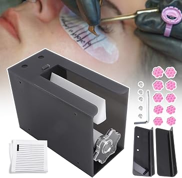 Lash Extension Eyelash Machine Tools,Lash Blossoming Device,Eyelash Grafting - Quick Fan Opening,Semi-Automatic Lash Fan Machine with Extension Bracket,for Home Use Beginners Beauty,Black