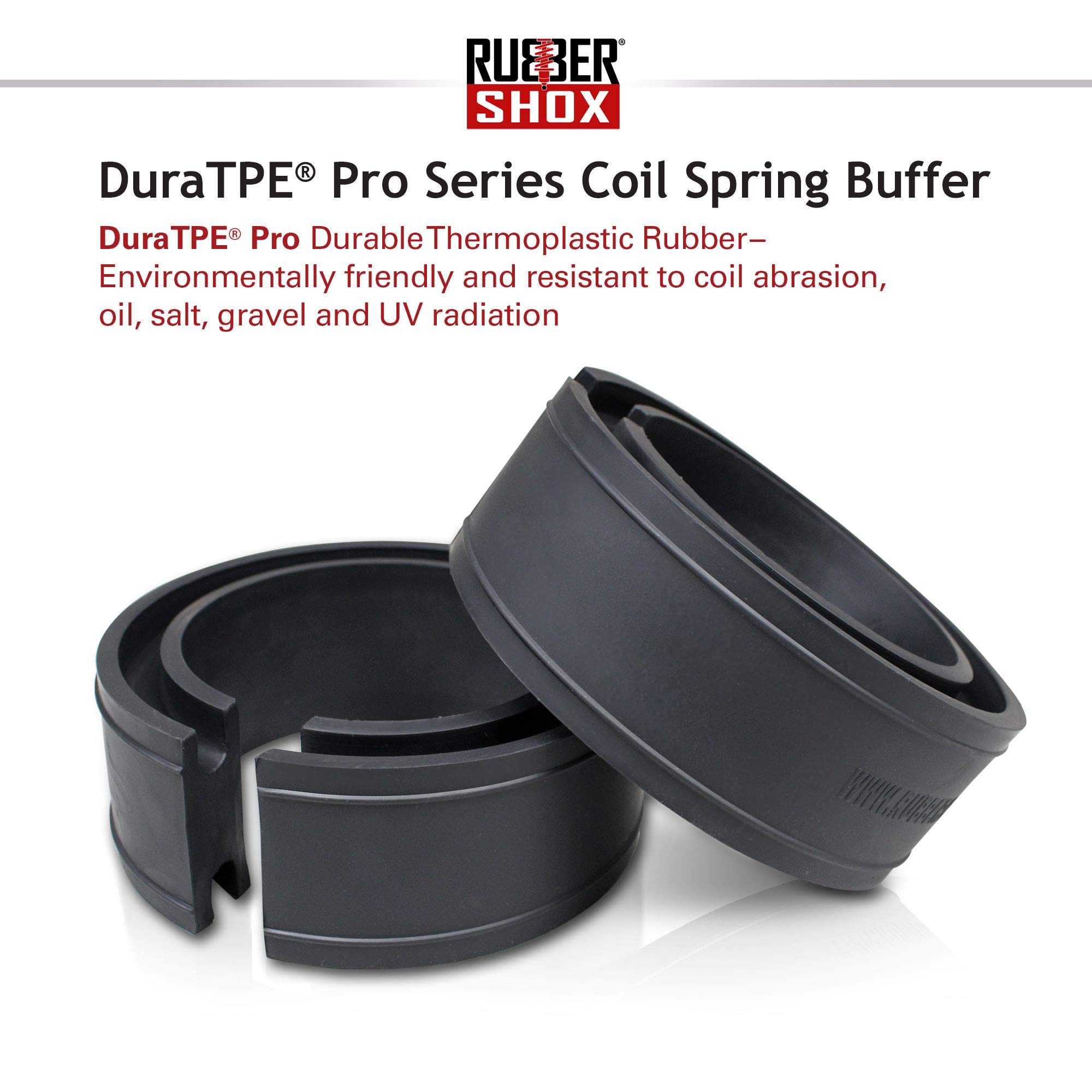 DuraSHOCK DuraTPE Pro Series, Front-Rear automotive coil spring buffer/booster kit