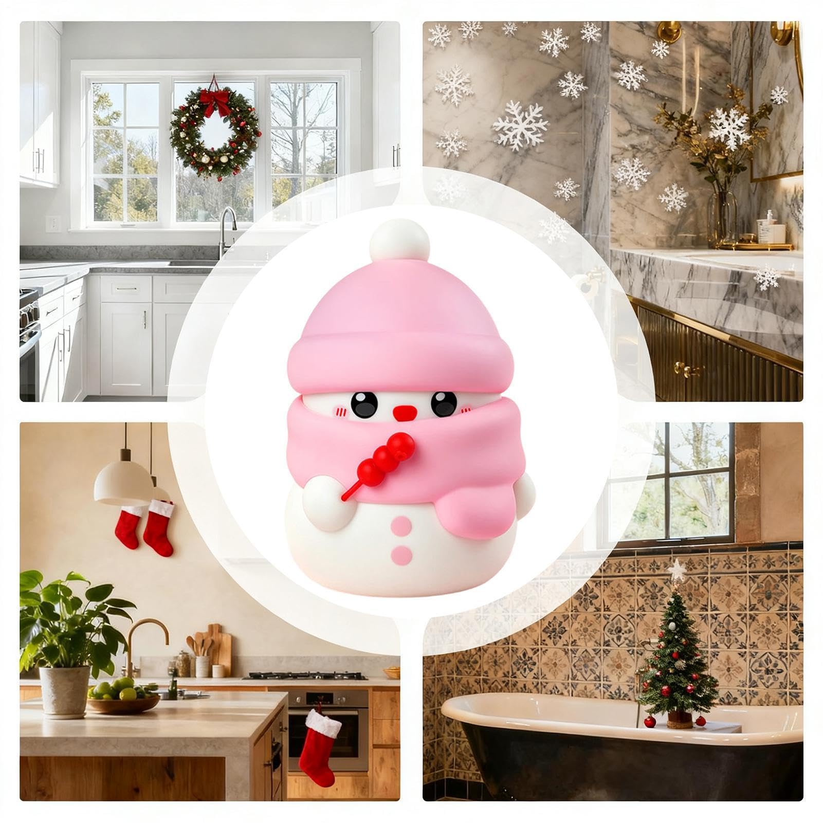 Dispenser automatico di sapone del pupazzo di neve 280ml Touchless USB