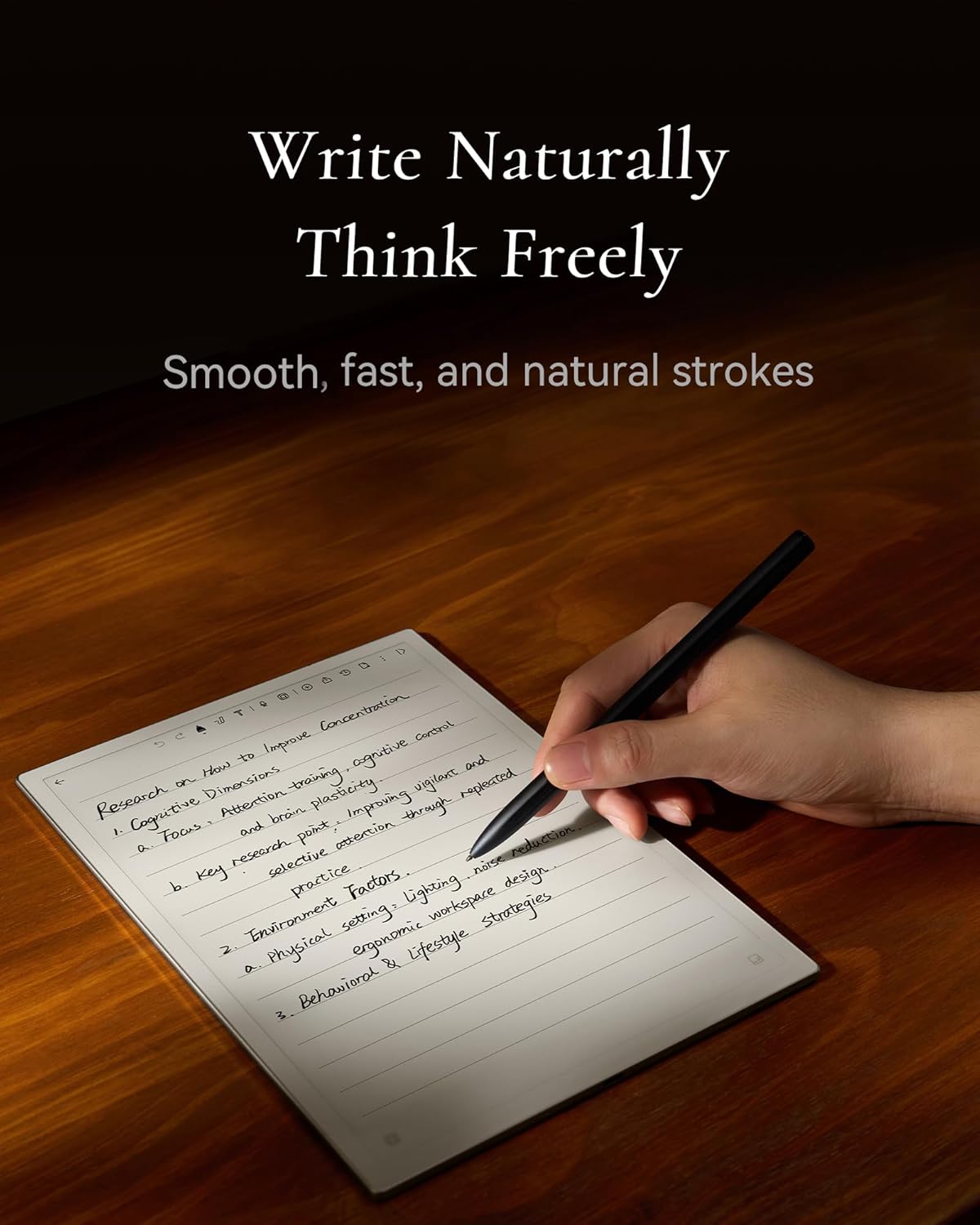 iFLYTEK AINOTE 2, 10.65" E Ink Tablet, 4.2mm Ultra-Thin AI Paper Tablet for Meetings,Digital Notebook with Voice-to-Text, Handwriting Conversion,16-Language Transcription, Ideal for Work & Study