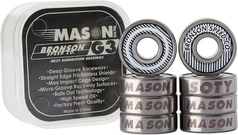 Rodamientos Skateboard Mason Silva Pro G3