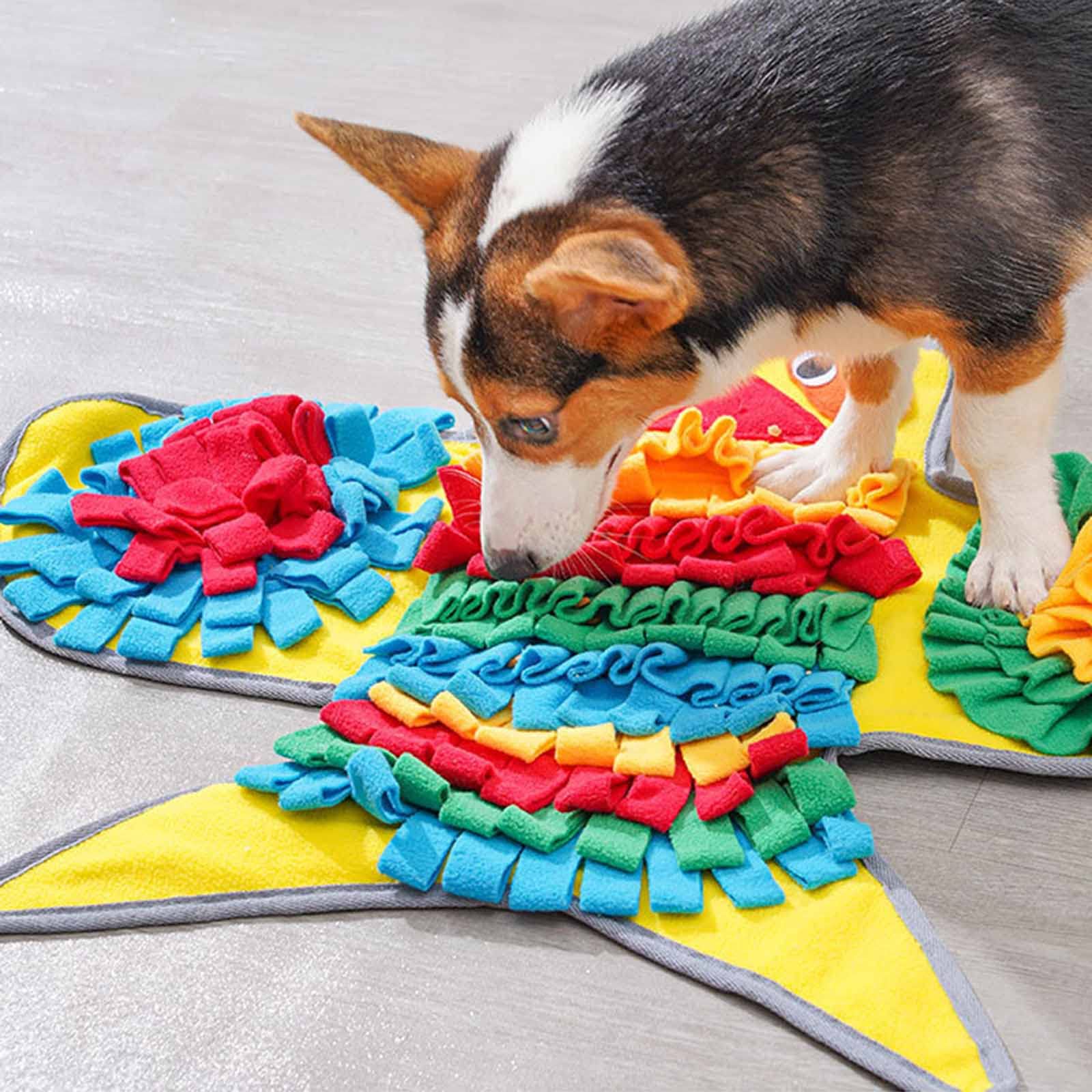 Giocattolo di peluche del cane Snuffle farcito erogazione rondini giocattoli da masticare interattivi