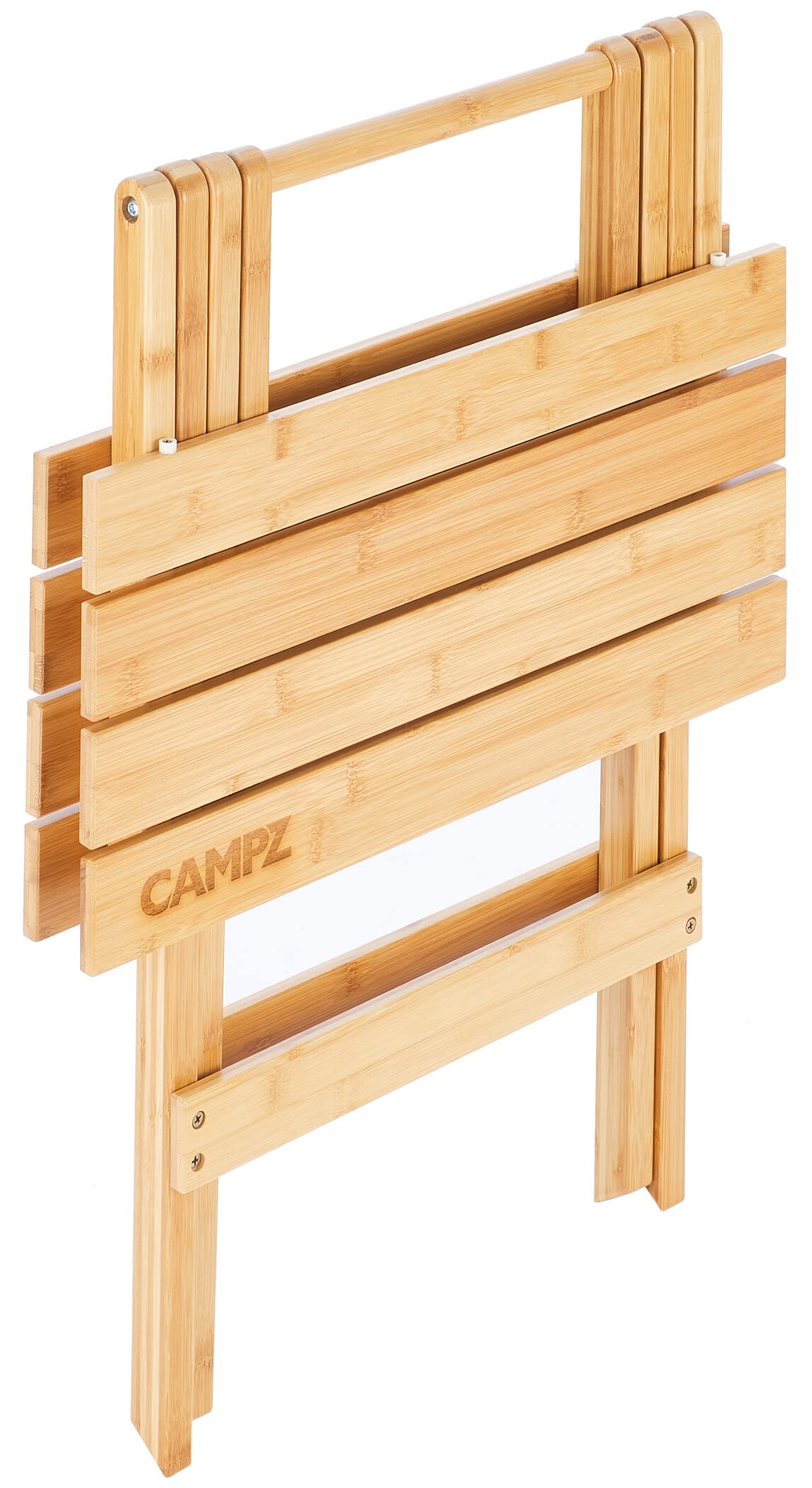 CAMPZ Bambus Klapptisch 51x49,7x57,7cm braun : Amazon.de: Sport & Freizeit