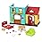Li\'l Woodzeez - Li\'l Nextdoor Neighbors Townhouse Playset with 12 Pieces Dollhouse Furniture, Accessories & Pretend Play Food - Adorable Gift Toy for Imaginative 3+ Years