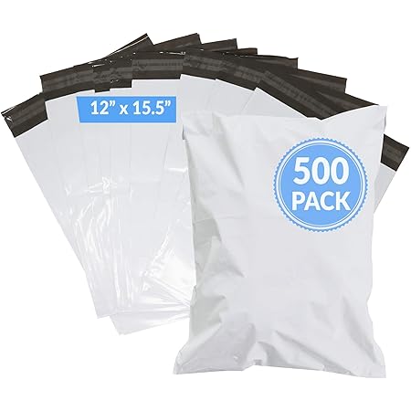 100 Pack 10x13 Self-Seal Poly Mailers - Tear-Resistant Waterproof Shipping Envelopes
