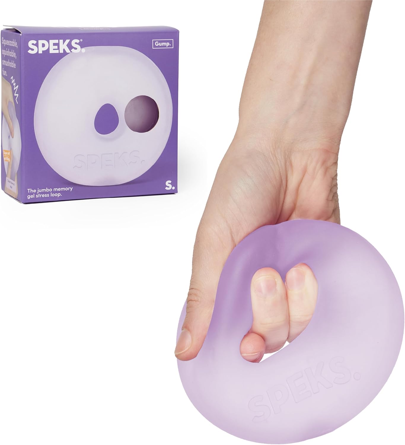 Gump Jumbo Loop Gel-Filled Stress Ball | Ultra-Squishy Fidget Toy for Stress Relief & Focus | Anxiety Ball for Adults & Teens | Sensory Squeeze Toy | Mist