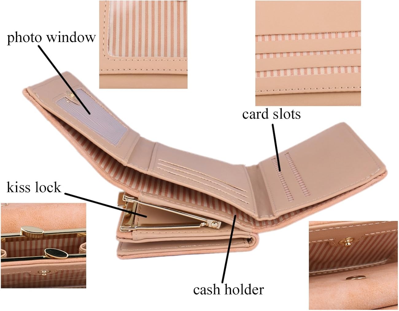 Miniatura 3 de adoptfade Mujer Vintage portafolios cierre cartera