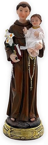 Gigis Classy Kids Estatua de San Antonio de Padua Imagen Estatua de San Antonio de San Antonio regalo religioso católico