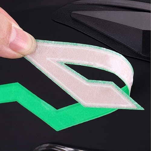 Miniatura 3 de JIGUOOR 4 luces LED para casco de motocicleta, luz de señal de conducción nocturna, 3 modos de luz LED para casco, kit de accesorios de decoración