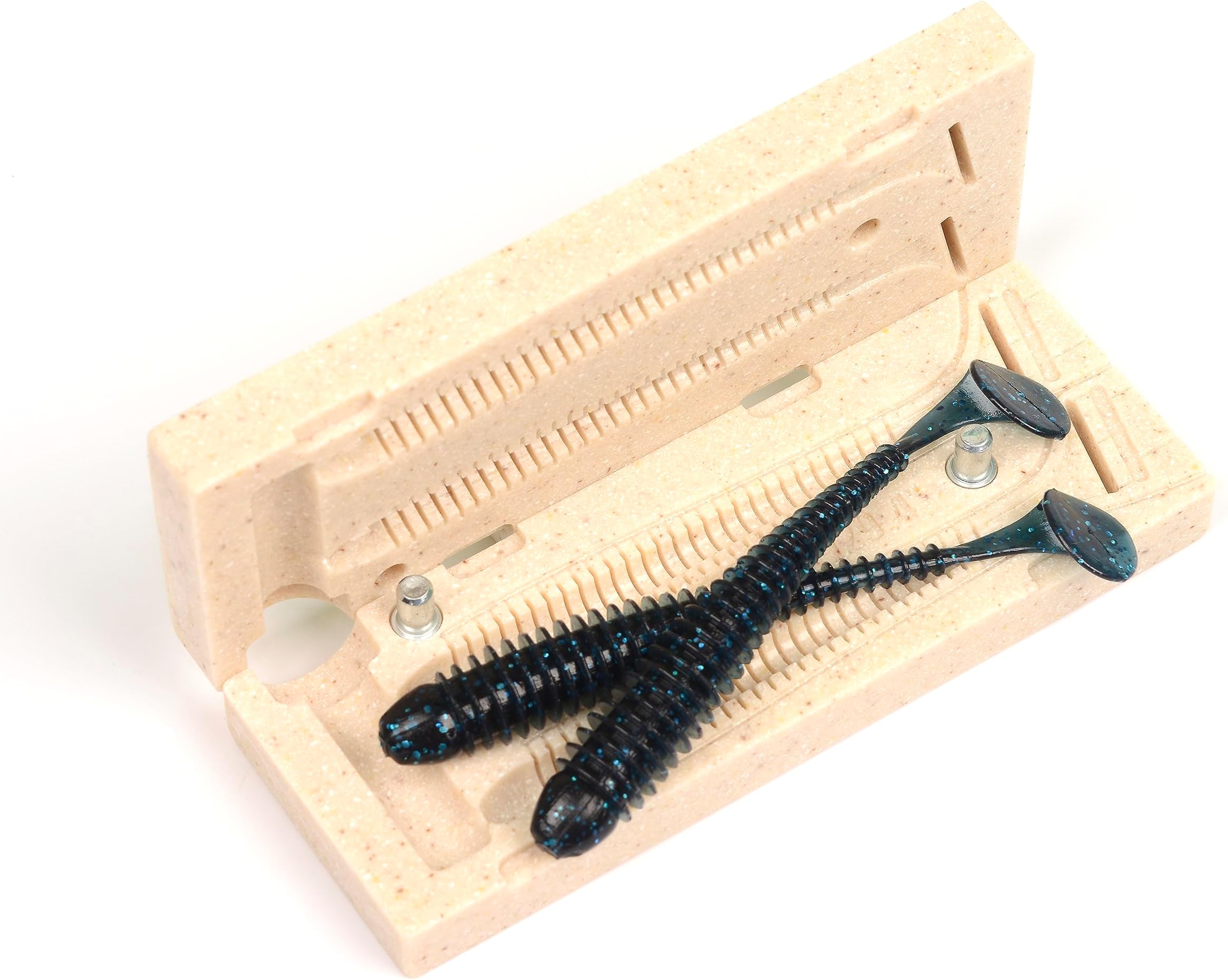 Fat Fish V29-2C Bait Mold Soft Plastiс Lure Making Injection Mold for Do-It Fishing Lures 4"