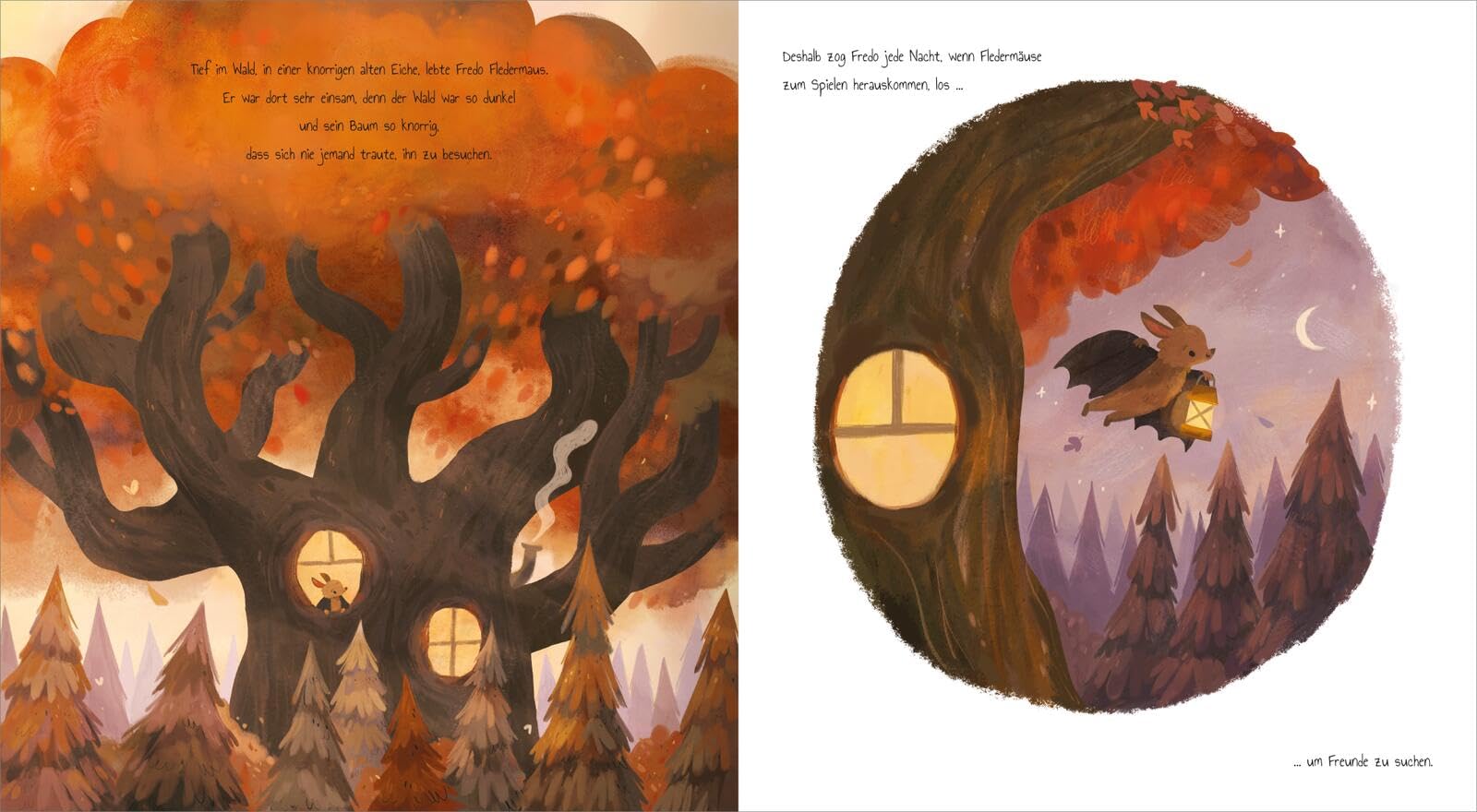 Ich bin doch gar nicht gruselig!: Kinderbuch ab 3 Jahren über eine kleine Fledermaus, Vorurteile, Angst überwinden - voller Wärme, Freundschaft & Kuchen