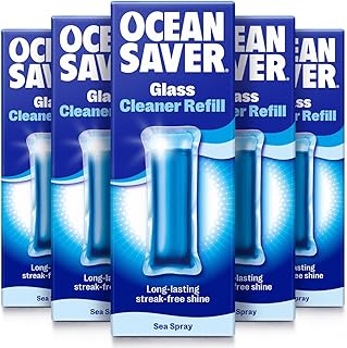 OceanSaver Eco Glass Cleaning Spray - 5x 10ml...,