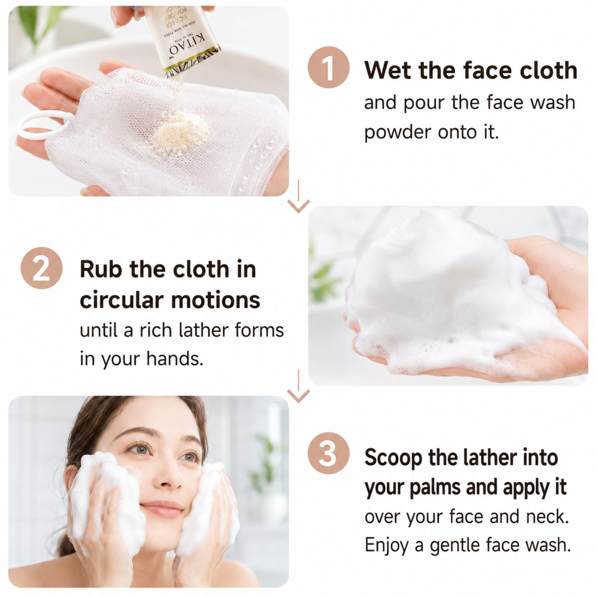 Amazon.com: KITAO Exfoliating Enzyme Powder Face Wash for Women 30